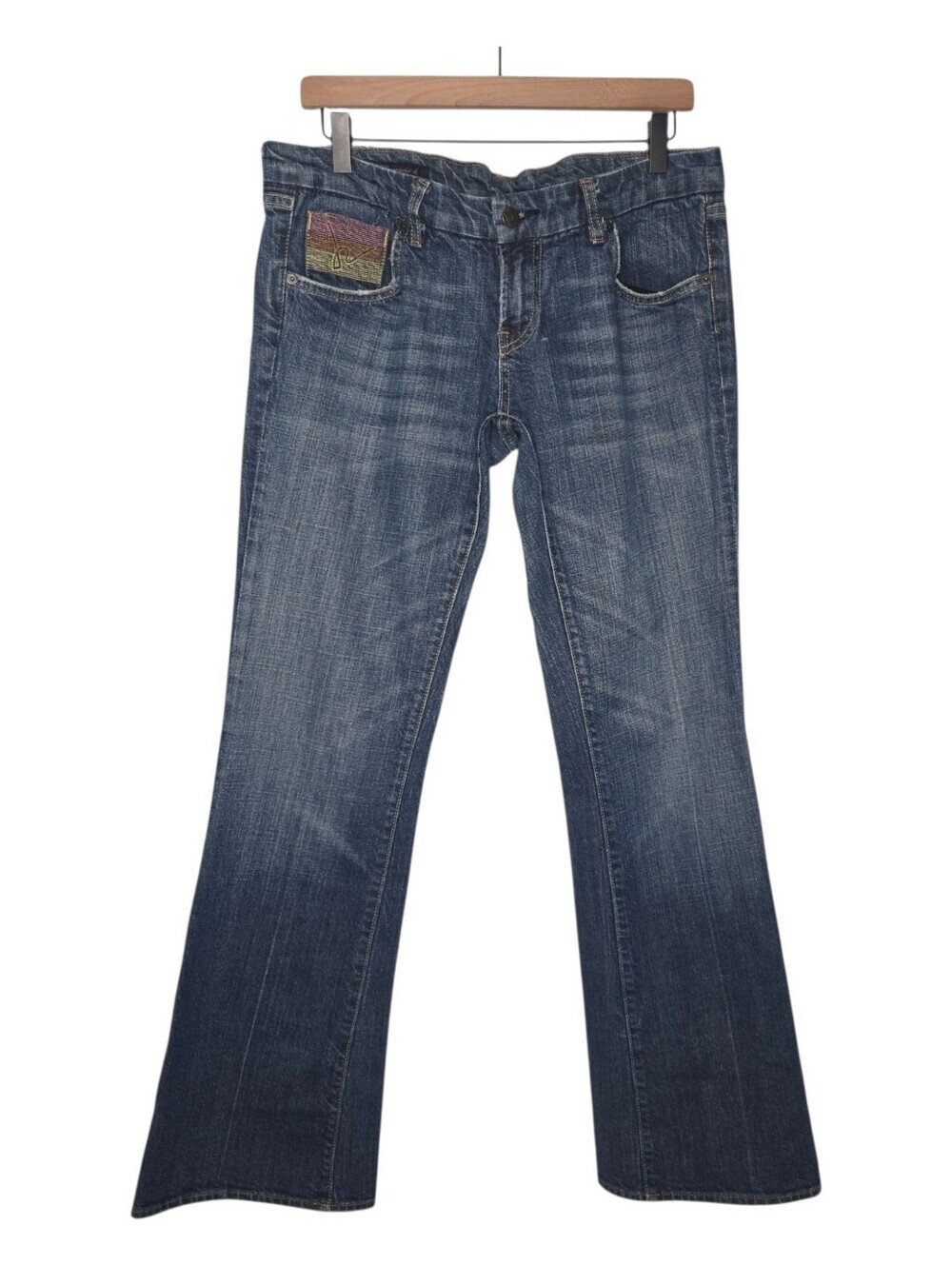 Citizens Of Humanity Womens Low Rise Coin Pocket Flare Linda 068 Denim Jeans 30